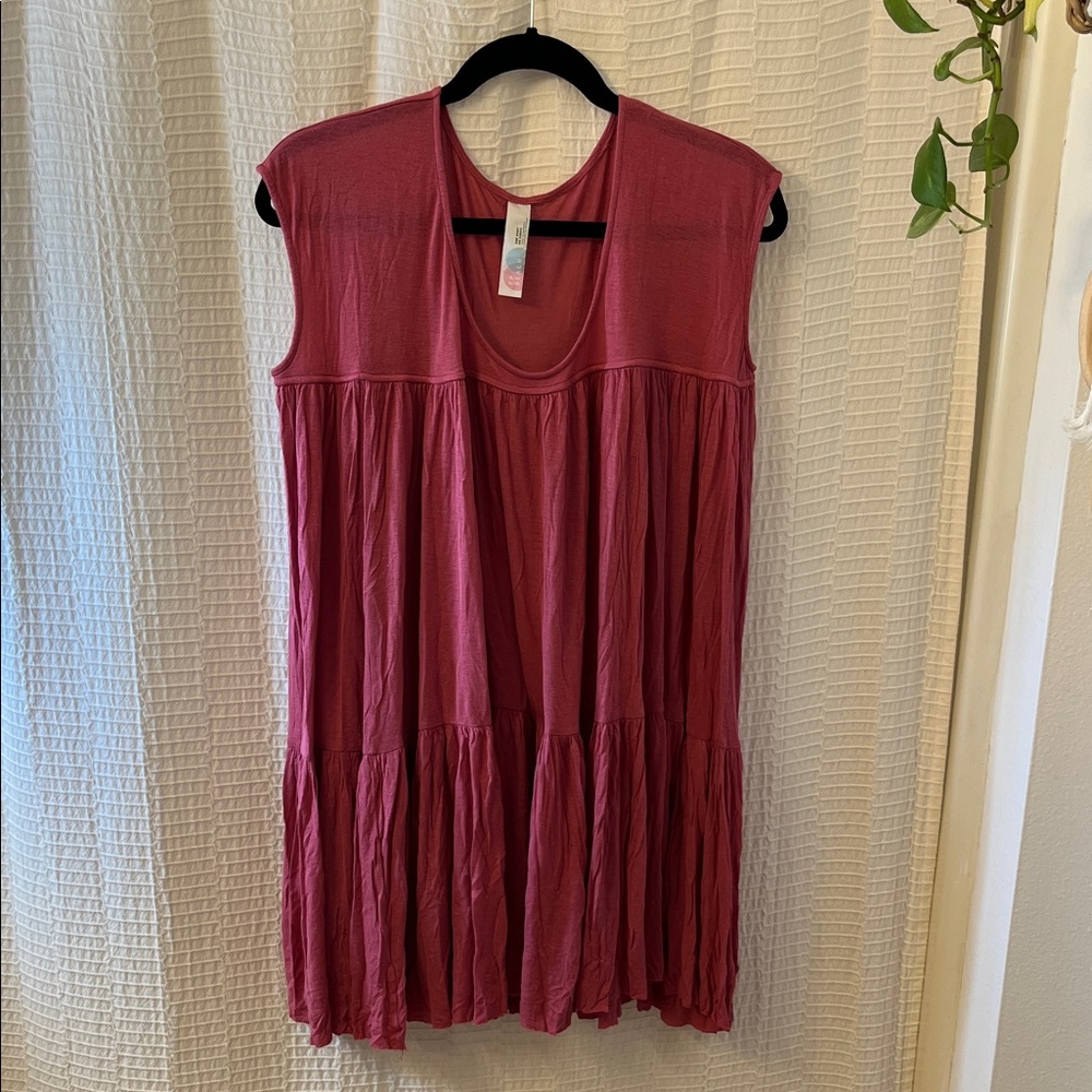Free People Sleeveless Rose Tunic Dress